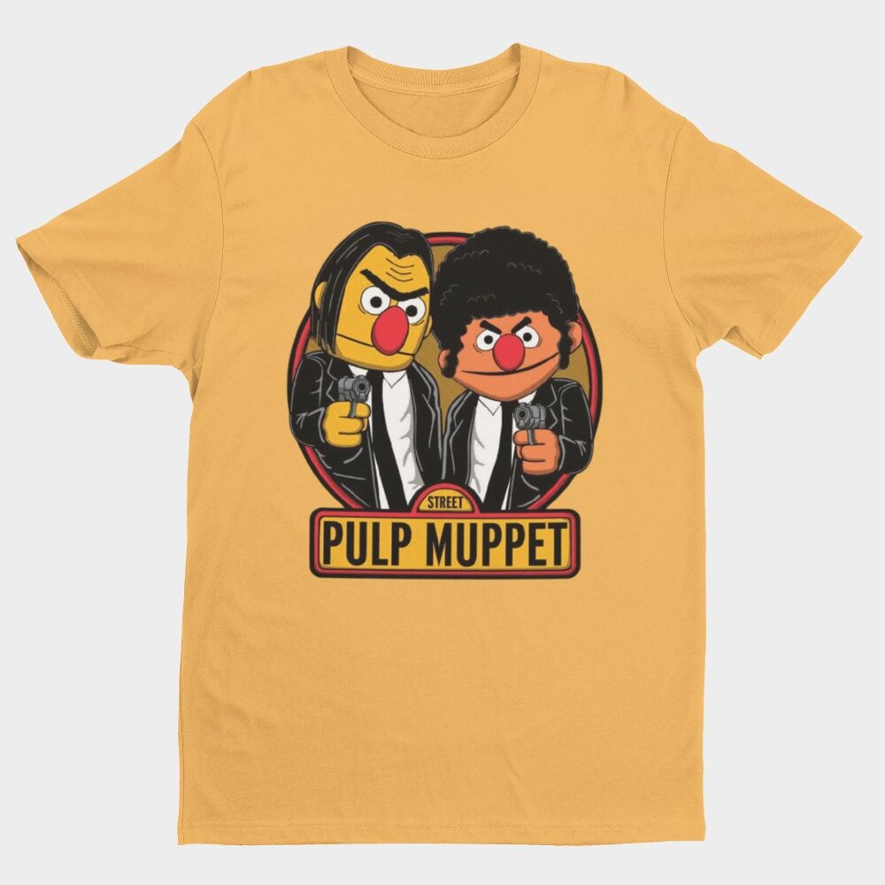 Pulp Bert & Ernie Movie Mashup Shirt